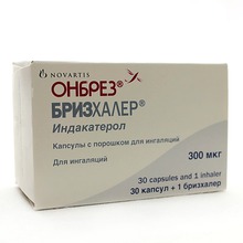 ОНБРЕЗ БРИЗХАЛЕР КАПС Д/ИНГАЛЯТОРА 300МКГ №30+ИНГАЛЯТОР