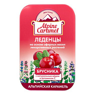 АЛЬПИЙСКАЯ КАРАМЕЛЬ ЛЕДЕНЦЫ БРУСНИКА 53Г ЖБ
