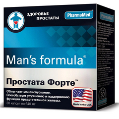 МЕН ФОРМУЛА ПРОСТАТА ФОРТЕ КАПС №30