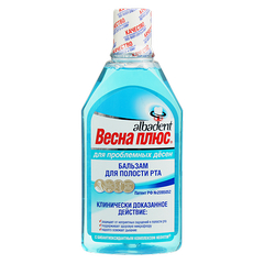 АЛЬБАДЕНТ БАЛЬЗАМ Д/ПОЛОСТИ РТА ВЕСНА ПЛЮС ПРОТИВОВОСПАЛИТЕЛЬНЫЙ 400МЛ