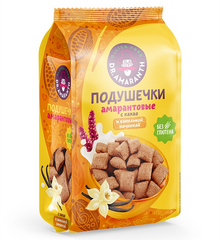 ДР. АМАРАНТ ПОДУШЕЧКИ АМАРАНТОВЫЕ С КАКАО СО ВКУСОМ ВАНИЛИ 100Г