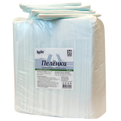 ПЕЛЕНКИ ВПИТЫВАЮЩИЕ 60*90СМ №30