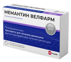 МЕМАНТИН ТАБ 20МГ №30