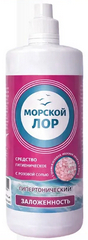 МОРСКОЙ ЛОР РАСТВОР Д/ПРОМЫВАНИЯ НОСА ГИПЕРТОНИЧЕСКИЙ 240МЛ