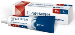 ТЕРБИНАФИН КРЕМ 1% 15Г