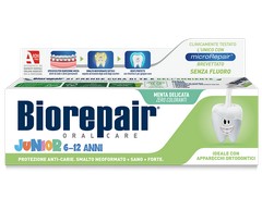 БИОРИПЕЙР З/ПАСТА ДЕТСКАЯ ДЖУНИОР СО ВКУСОМ СЛАДКОЙ МЯТЫ 6-12 ЛЕТ 75МЛ