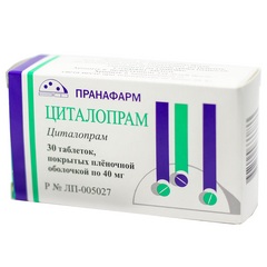 ЦИТАЛОПРАМ ТАБ 40МГ №30