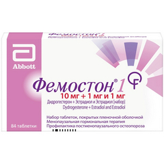 ФЕМОСТОН 1 ТАБ 10МГ+1МГ И 1МГ №84