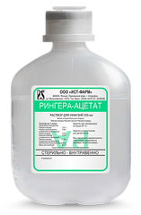 РИНГЕРА АЦЕТАТ РАСТВОР ФЛ П/Э 250МЛ №1