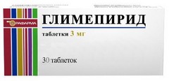 ГЛИМЕПИРИД ТАБ 3МГ №30