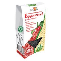 ЧАЙ ЯГОДНЫЙ БРУСНИЧНЫЙ 50Г Ч/Н