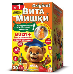 ВИТАМИШКИ МУЛЬТИ+ ПАСТИЛКИ ЖЕВАТЕЛЬНЫЕ №30