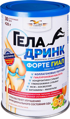 ГЕЛАДРИНК ФОРТЕ ГИАЛ АПЕЛЬСИН 420Г