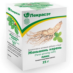 ЖЕНЬШЕНЬ КОРЕНЬ ПЛЮС 25Г
