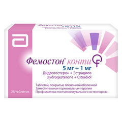 ФЕМОСТОН КОНТИ ТАБ 5МГ+1МГ №28