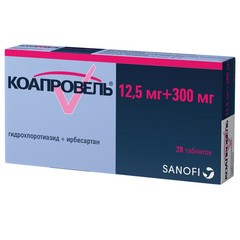 КОАПРОВЕЛЬ ТАБ 12,5МГ+300МГ №28