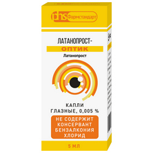 ЛАТАНОПРОСТ-ОПТИК КАПЛИ ГЛАЗНЫЕ 0,005% 5МЛ