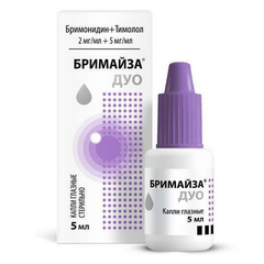 БРИМАЙЗА ДУО КАПЛИ ГЛАЗНЫЕ 5МЛ