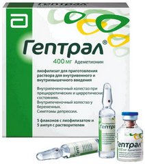 ГЕПТРАЛ ФЛ 400МГ №5