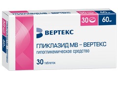 ГЛИКЛАЗИД МВ ТАБ 60МГ №30