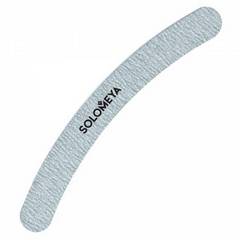 SOLOMEYA ПИЛКА Д/НОГТЕЙ БУМЕРАНГ 100/180 СЕРЫЙ