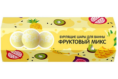 КАФЕМИМИ НАБОР ФРУКТОВЫЙ МИКС БУРЛЯЩИЕ ШАРЫ Д/ВАННЫ 40Г*3