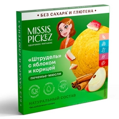 МИССИС ПИКЕЗ ПЕЧЕНЬЕ-МЮСЛИ Б/ГЛЮТЕНА ШТРУДЕЛЬ С ЯБЛОКОМ И КОРИЦЕЙ 40Г