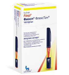 ФИАСП ФЛЕКСТАЧ ШПРИЦ-РУЧКА 100ЕД/МЛ 3МЛ №5