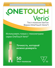 ТЕСТ-ПОЛОСКИ УАН ТАЧ ВЕРИО №50