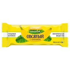 БАТОНЧИК ПЕТРОДИЕТ ОВСЯНЫЙ С БАНАНОМ 20Г