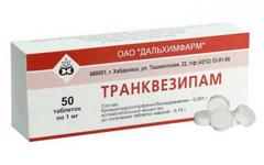 ТРАНКВЕЗИПАМ ТАБ 1МГ №50