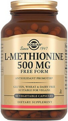 СОЛГАР Л-МЕТИОНИН 500МГ КАПС №90