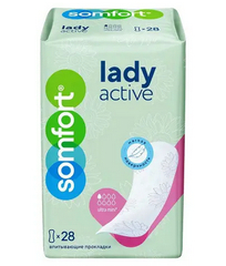 СОМФОРТ ПРОКЛАДКИ ЛЕДИ АКТИВ УЛЬТРА МИНИ №28