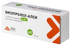 Бисопролол, таб. 5 мг №60