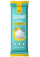 ЗЕФИР НА ИЗОМАЛЬТЕ В КОКОСОВОЙ СТРУЖКЕ С АРОМАТОМ ВАНИЛИ 150Г