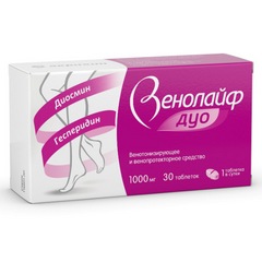 ВЕНОЛАЙФ ДУО ТАБ 1000МГ №30