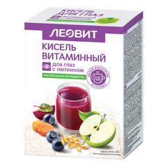 ЛЕОВИТ КИСЕЛЬ ВИТАМИННЫЙ Д/ГЛАЗ С ЛЮТЕИНОМ 18Г №5