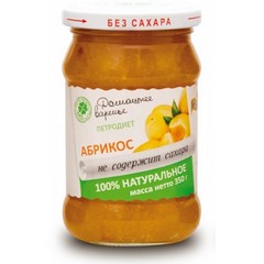 ВАРЕНЬЕ ДОМАШНЕЕ АБРИКОС НА ФРУКТОЗЕ 350Г