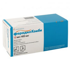 ФОРАДИЛ КОМБИ КАП/ИНГ 12/400МКГ №120+УСТРОЙСТВО Д/ИНГАЛЯЦИЙ
