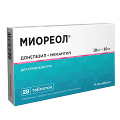 МИОРЕОЛ ТАБ П/О 10МГ+20МГ №28