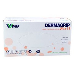 ПЕРЧАТКИ DERMAGRIP ULTRA LS НИТРИЛОВЫЕ Н/СТЕР Р.M 100ПАР