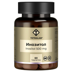 ТЕТРАЛАБ ИНОЗИТОЛ 500МГ ТАБ №60