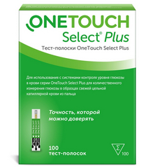 ТЕСТ-ПОЛОСКИ УАН ТАЧ СЕЛЕКТ ПЛЮС №100