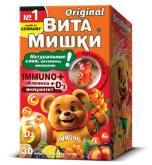 ВИТАМИШКИ ИММУНО+ ПАСТИЛКИ ЖЕВАТЕЛЬНЫЕ №30