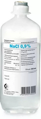 НАТРИЯ ХЛОРИД ФЛ П/Э 0,9% 500МЛ №12