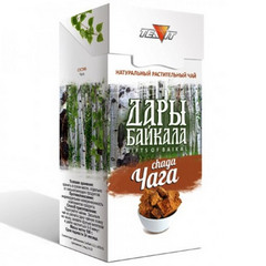 НАТУРАЛЬНЫЙ ЧАЙ ТРАВЫ БАЙКАЛА ЧАГА (БЕРЕЗОВЫЙ ГРИБ) 100Г