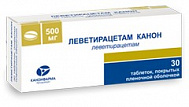 ЛЕВЕТИРАЦЕТАМ ТАБ 500МГ №30
