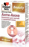 ДОППЕЛЬГЕРЦ БЬЮТИ АНТИ-АКНЕ КОМПЛЕКС Д/ЧИСТОЙ И ЗДОРОВОЙ КОЖИ ТАБ №30