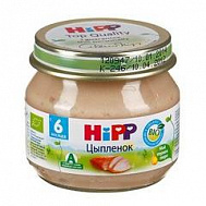 ХИПП ПЮРЕ ЦЫПЛЕНОК С 6 МЕСЯЦЕВ 80Г