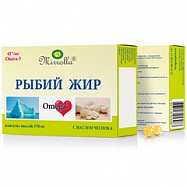 картинка РЫБИЙ ЖИР МИРРОЛЛА С МАСЛОМ ЧЕСНОКА КАПС №100 РЫБИЙ ЖИР МИРРОЛЛА С МАСЛОМ ЧЕСНОКА КАПС №100 купить за 90 руб. руб. - интернет-аптека «Фиалка». Санкт-Петербург. фото смотреть купить заказать цена